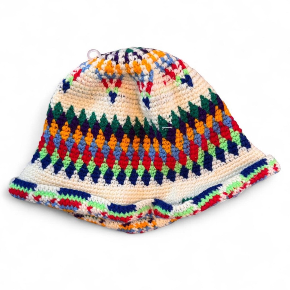 Colorful Crochet bucket Hat